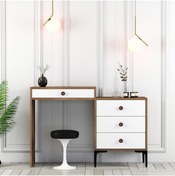 Resim Variant Mobilya Variant Lizbon Makyaj Masalı Şifonyer - Ceviz / Beyaz 