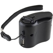 Resim El Krank Şarj Cihazı Manuel Jeneratör Cep Telefonu Acil Durum Şarj Cihazı Usb Şarj Cihazı 