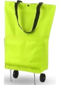 Resim Büro Ev Ofis İçin Katlanır Çanta Alışveriş Taşıma Pazar Arabası 