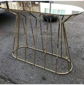 Resim Dresuar Cadde Metal Transmisyon Gold Renk Kaplama Iskelet Temper Altın 