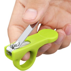 Resim Miningaa Özel, Parmak Tasarım Yeşil Renk Bebek Tırnak Makası Kolay, Kullanım Rahatlığı Hijyenik Paket 