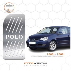 Resim intakrom Volkswagen Polo 4 Krom Ayak Dinlendirme Pedalı 2005-2009 