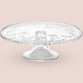 Resim The Mia Ayaklı Pasta Kek Sunum Tabağı 30x10 Cm Cam0496 