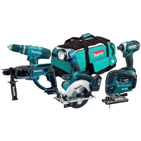 Resim Makita DLX6068PT Li-ion Akülü Makina Seti 