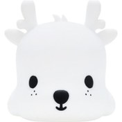 Resim Szypzstore Karikatür Silikon Gece Lambası U Açık Kahverengi Silikon Işık Renkli Atmosfer Işık Up Gece Lambası Başucu 46oxt1 Beyaz 