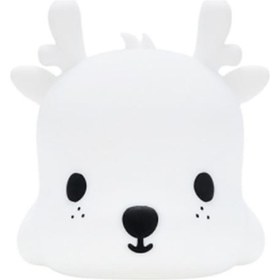 Resim Szypzstore Karikatür Silikon Gece Lambası U Açık Kahverengi Silikon Işık Renkli Atmosfer Işık Up Gece Lambası Başucu 46oxt1 Beyaz 