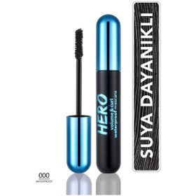 Resim Flormar Hero Volume & Curl Suya Dayanıklı Maskara 000 Black 