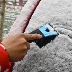 Resim Sebura Oto Buz Kırıcı/ Araba Buz Kazıyıcı/ Silikonlu Cam Silici/ Araç Kar Temizleyici 