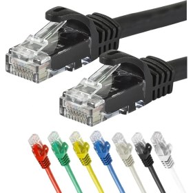 Resim IRENIS CAT7 Ethernet (Network, LAN) Kablosu, Siyah, 30 metre 