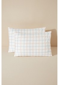 Resim Mix & Match Vero %100 Pamuk 2 Li Yastık Kılıfı Seti 50x 70cm Beyaz 