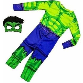 Resim Zyzqstore Yeşil Hulk Çocuk Kostümü - Dev Adam Kostümü, 3-12 Yaş İçin Yeşil 
