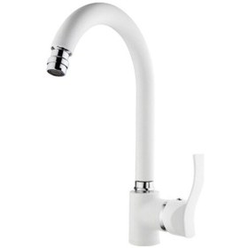 Resim Gms Akdeniz Lavabo + Banyo + Eviye Batarya Set Beyaz - Krom Beyaz 