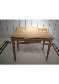 Resim Irfansırrı Doğal Ahşap Çekmeceli Çalışma Masası 