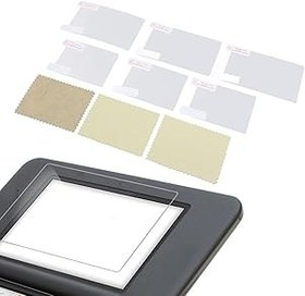 Resim Plyisty Yeni 3DS Konsol El Sistemi Için Ekran Koruyucu, 3 Takım, 9H Temperli Cam, Çizilmez, Şeffaf HD Şeffaf, Oyun Makinesi Ekran Filmi 