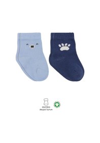 Resim Markaon 2'li Bear Penye Soket Çorap 10116 Mavi renkli 