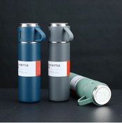 Resim TTT Paslanmaz Çelik Bardaklı Termos Seti 500 ML 