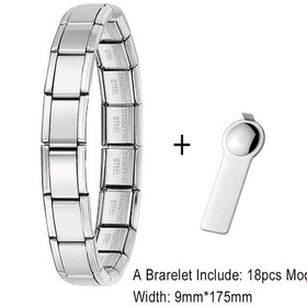 Resim Gemosa Altın Desenli 9mm Paslanmaz Çelik Bilezik - Dıy Takı Yapımı İçin Kadın Erkek Pembe 