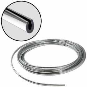 Resim Boostzone Geçmeli Kapı Koruyucu Çıta Nikelaj 5 Metre 6mm 