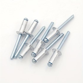 Resim 80/100/160/385 adet, Pop Rivet Assortment Kit, 8 farklı boyutta alüminyum rivetler seti, metal için blind rivetler ile düzenleyici 