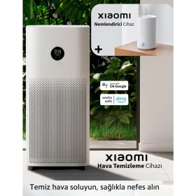 Resim Xiaomi Akıllı Hava Temizleyici - 3 Katmanlı Hepa Filtre, 60M2 Alanetki ve Ultra Sessiz Çalışma + Tiftik Mk. 