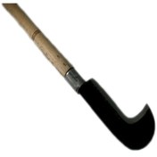 Resim Ahşap Saplı Yatağan Tahra Orak 63 Cm - Arpa Hasadı 