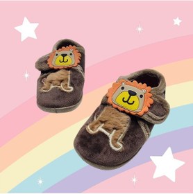 Resim Aslancık Figürlü Yumuşacık Kışlık Pandufu 001 