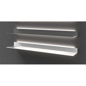 Resim Arka Aydınlatmalı Raf Çok Renkli 