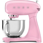 Resim Smeg SMF03PKEU Hamur Karıştırma Makinesi Full Pembe 