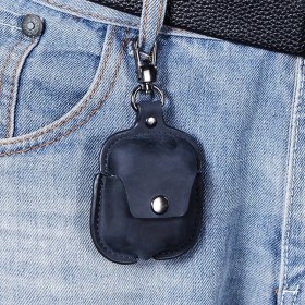 Resim Contacts Gaffe Exclusive Deri Airpods Kılıf Lacivert 