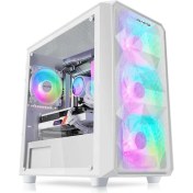Resim Ice Drill 4 Rgb Fanlı Mesh Panel Atx Pc Gaming Bilgisayar Oyuncu Kasası 