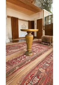 Resim Simillo Wooden Ahşap Tekli Mantar Yan Sehpa Modern Koyu Ceviz Renkli Fiskos Kod:2106045610321200147 Koyu Ceviz 