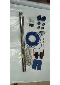 Resim Impo Sk 406/13 2hp Krom Başlıklı 60 Mt Yassı Kablolu Ve Panolu 120 Mt Halatlı Çift Vanalı Akıtma Başlıklı Monofaze Takım Dalgıç Pompa 