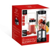 Resim Fillikutum 450Ml + 380Ml Taşınabilir Metal Kişişel Blender Shaken Smoothies Blender Keskin Bıçaklı Ekstra Cup 