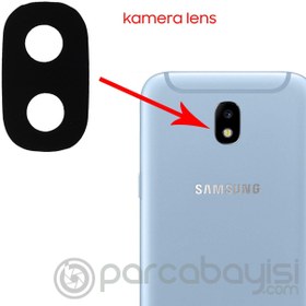 Resim Galaxy J330 J3 2017, J530 J5 2017 ,J730 J7 2017 İçin Kamera Lens Kapak 