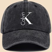 Resim 1 Adet "Calvin" Moda Baskılı Göz Alıcı K-Tasarım, Sokak Hip-Hop Tarzı Siyah Papa Şoför Şapkası, Nefes Alabilir ve Rahat Tek Renk Retro Kıvrık Kenarlı Baba Şapka, Ayarlanabilir Boyut Uniseks Genç Çift Edebiyat Baba Şapkası, Çok Yönlü Kişilik Çok Renk Seçenekleri Günlük Kullanım Aksesuarı Aile & Arkadaşlar İçin Uygun Dış Mekan Bisiklet Sporları Noel Bağımsızlık Günü Baba Anne 