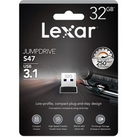Resim Lexar 32 GB JumpDrive S47 USB 3.1 Flash Bellek LJDS47-32GABBK 