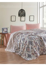 Resim Loyal Home Çift Kişilik 4 Parça Pike Takımı 200x240 Cm Pudra 