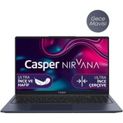 Resim Casper Nirvana X600.1235-DV00X-M-F Intel Core i5 1235U 15.6" 32 GB RAM 500 GB NVMe SSD Gen4 FreeDOS Laptop Casper