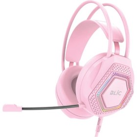 Resim Blic BGH2 Beyaz Usb Rainbow Led Aydınlatmalı Gaming Mikrofonlu Kulaklık 