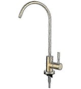 Resim Lavabo İçin Su Filtreli Musluk - Ro Sistemli Paslanmaz Çelik Musluk Gold 