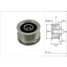 Resim VALEO 588035 ALTERNATÖR KASNAĞI GOLF POLO PASSAT 