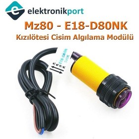 Resim Elektronikport-Mz80 Kızılötesi Cisim Algılama Sensörü E18-D80Nk 