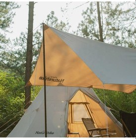 Resim Naturehike Square Glamping 3x5 Mt Tarp Güneş Ve Rüzgar Koruma Tentesi Beyaz 