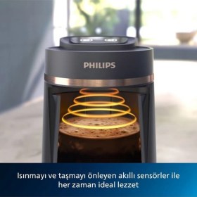 Resim Philips Kahve Makinesi Közde Türk Kahvesi Bakır Rengi 