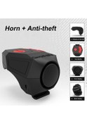 Resim Pazly Elektronik Bisiklet Kornası Zili Şarj Edilebilir Bisiklet Anti-hırsızlık Çan 120db Yüksek Sesli Korna Bisiklet Mtb Scooter Aksesuarları Siyah Siyah 