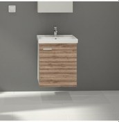 Resim Denko Terra 50 Cm Mdf Sakramento Banyo Dolabı Alt Modül Ve Lavabo Çok Renkli 