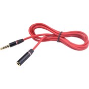 Resim boblov 120cm 4 Boğumlu 3.5mm Stereo Uzatma Kablosu 3,5 Mm Erkek - Dişi Kablo 1.2 Metre 