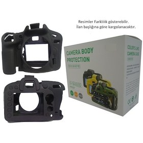 Resim Canon Eos 650D Dslr İçin Koruyucu Slikon Kılıf 