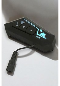 Resim Kask Kulaklık Bluetooth Motosiklet Kulaklık Intercom Su Geçirmez 