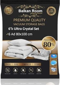 Resim Vakum Hurcu 6'lı Ultra Crystal Set Vakumlu Hurç Vakumlu Poşet (4) 